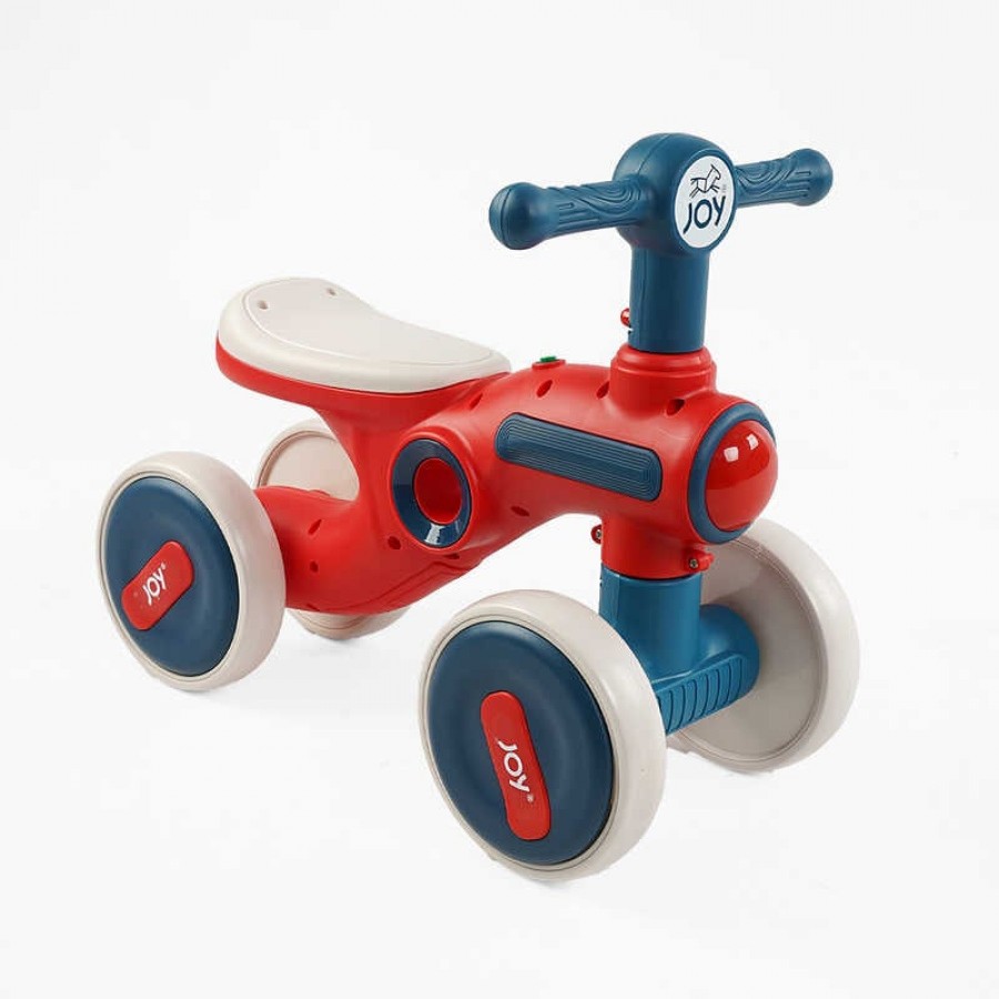 Велобіг 4-х колісний JOY TL-91-147 (1) колеса 6’’ PU, рама пластикова, АНГЛІЙСЬКЕ ОЗВУЧУВАННЯ та підсвічування, в коробці