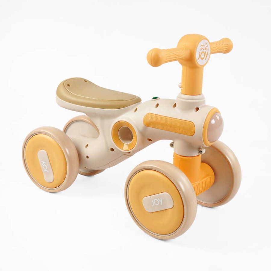 Велобіг 4-х колісний JOY TL-75-402 (1) колеса 6’’ PU, рама пластикова, АНГЛІЙСЬКЕ ОЗВУЧУВАННЯ та підсвічування, в коробці