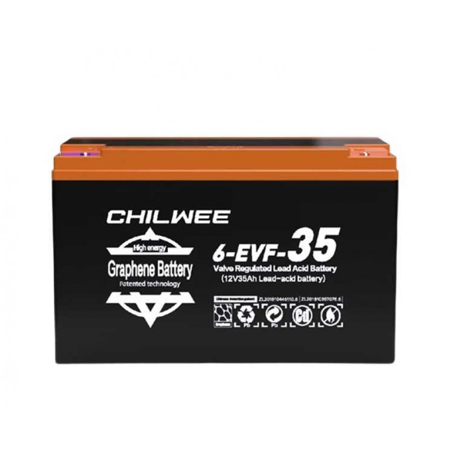 Акумулятор графеновий 6-EVF-35 (CH-0072V-35) (1) напруга 12V35Ah ЦІНА ЗА 1С ШТУКУ