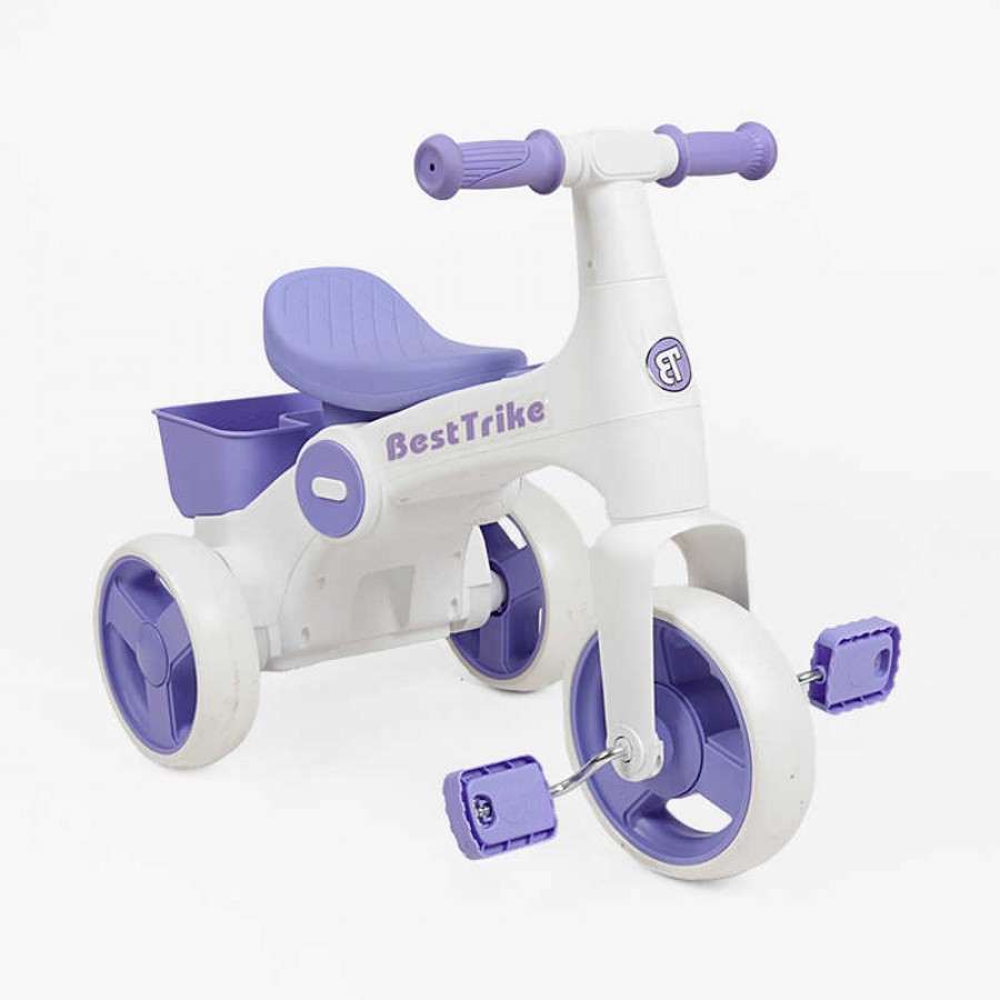 Велосипед 3-х кол. Best Trike BR-07244 (1) колеса PU, рама пластик, озвучування, в коробці