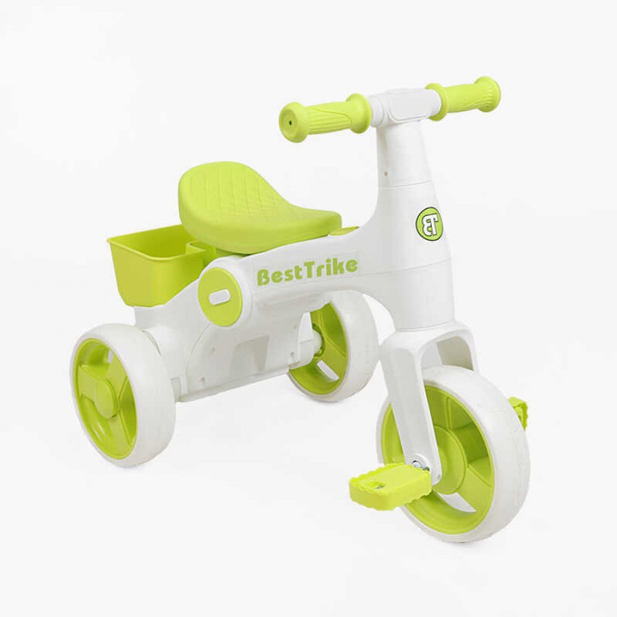 Велосипед 3-х кол. Best Trike BR-08163 (1) колеса PU, рама пластик, озвучування, в коробці
