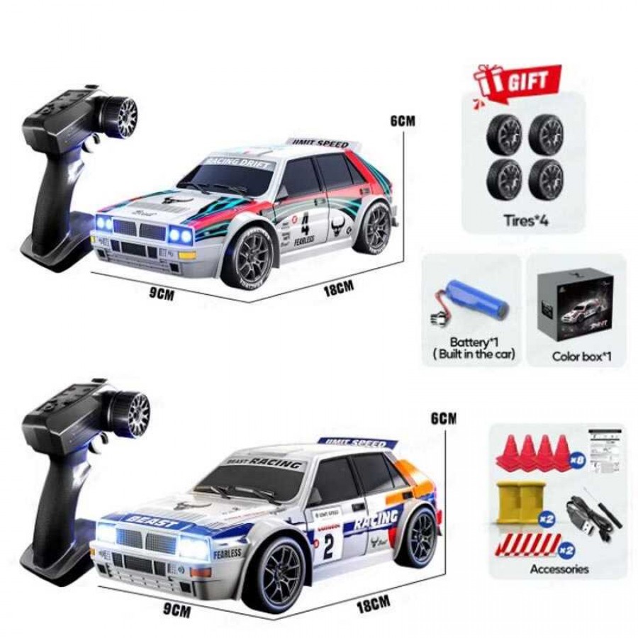 Машина на радіокеруванні SG 204 PRO (24) 2 види, акумулятор: 3.7 V, пульт, 4WD, USB - кабель, розмір: 18х9х6 см, додаткові гумові колеса, аксесуари, в коробці