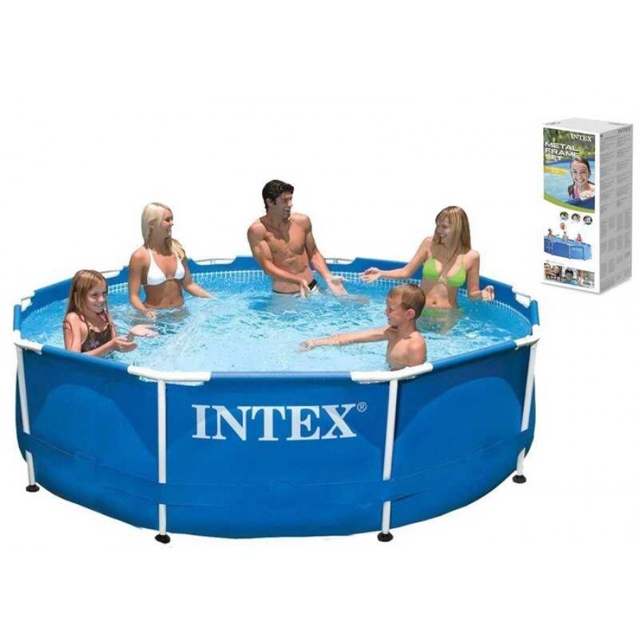 Intex Басейн каркасний 28200 NP (1) об`єм: 4 485 л (90), розмір:305х76см, круглий, від 6+ років, в коробці